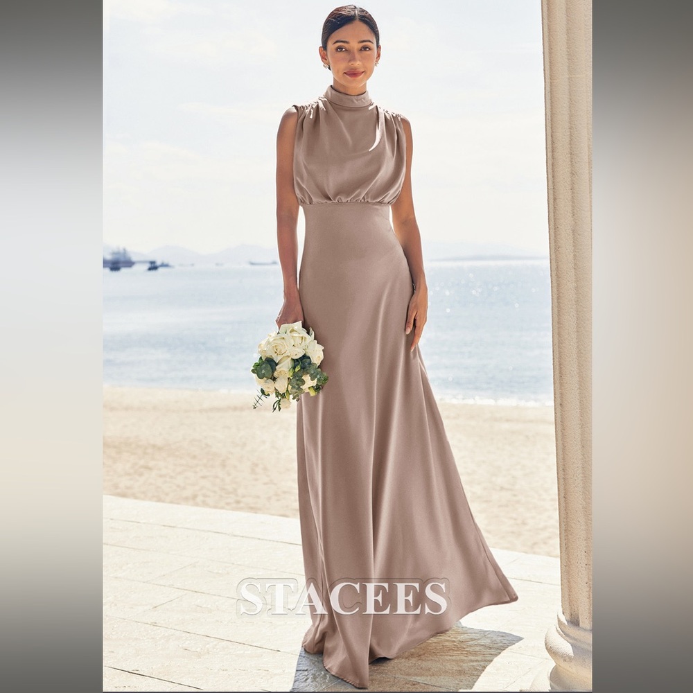 NWT Taupe Bridesmaid Dress
